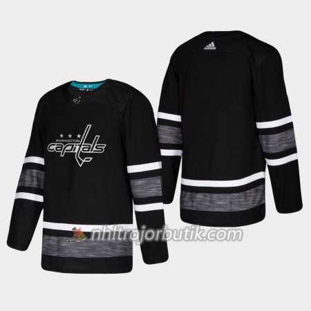 Män Ishockey Washington Capitals tröja Blank Svart 2019 All-Star Adidas Authentic